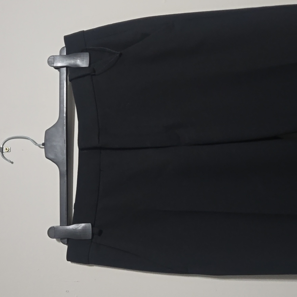 [NEW] Zara ZW Collection Minimalist Split Leg Black Pants Size M - Picture 6 of 14
